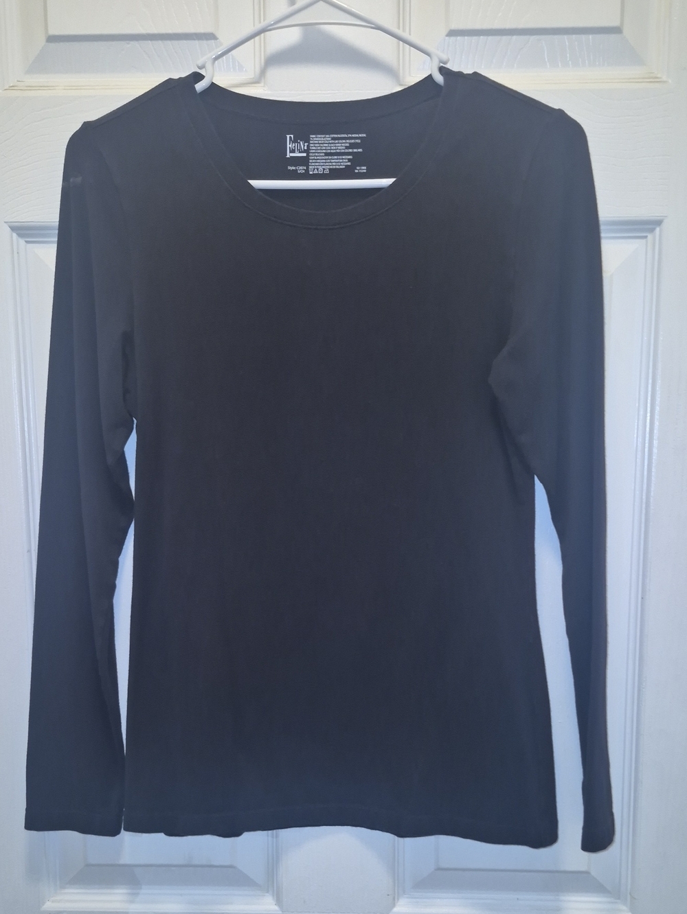 Women's Black Long Sleeve Crewneck Tee - Eddie Bauer